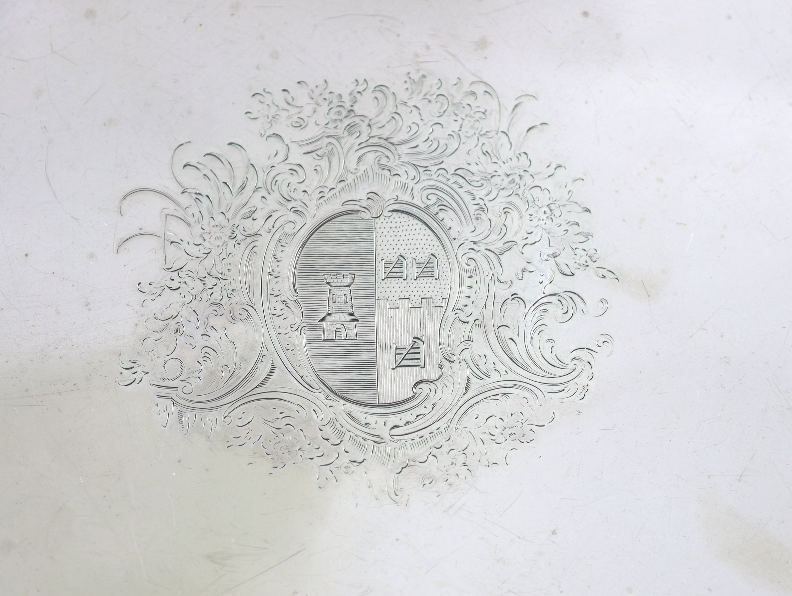 A good early George III silver salver, by Richard Rugg